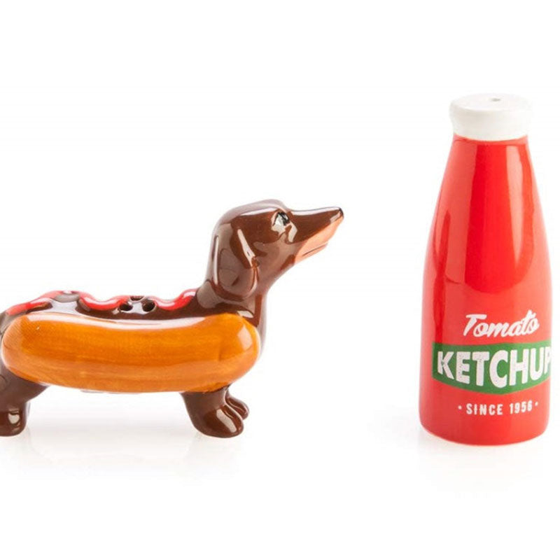 Gifts Under $20 - Hotdog salt and pepper set