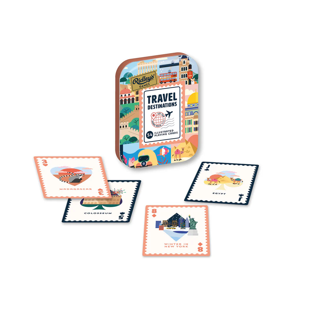 Ridley's: Travel Destinations Playing Cards