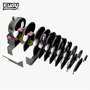 Eugy 3D Paper Model: Cat - Tuxedo