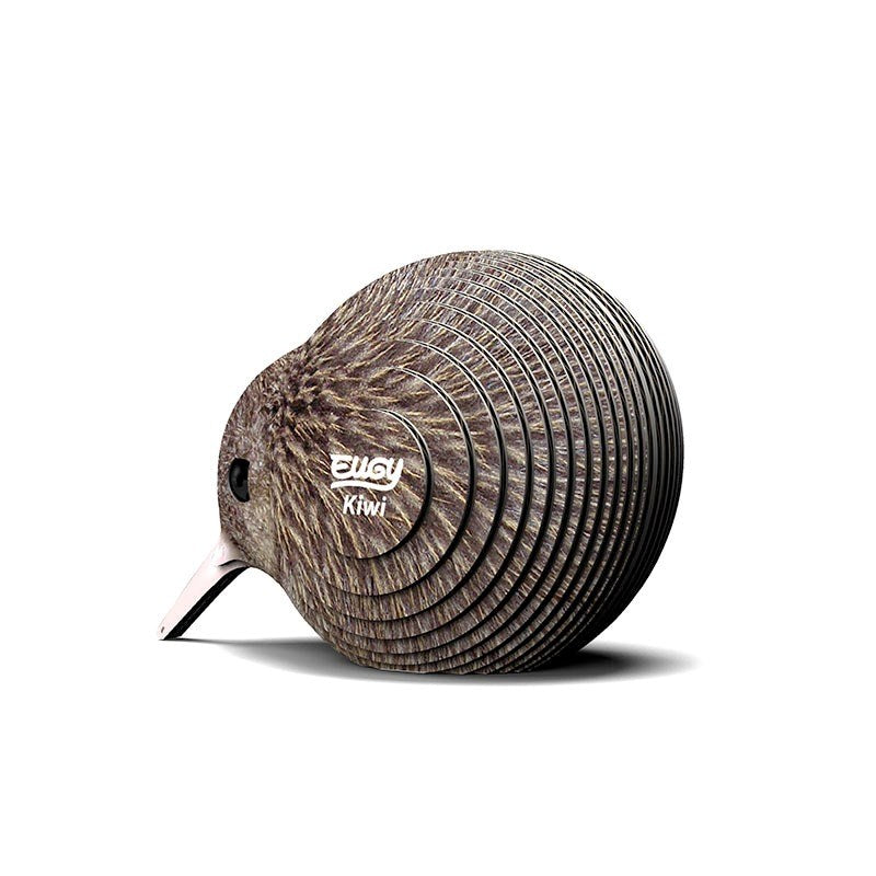 Eugy 3D Paper Model: Kiwi