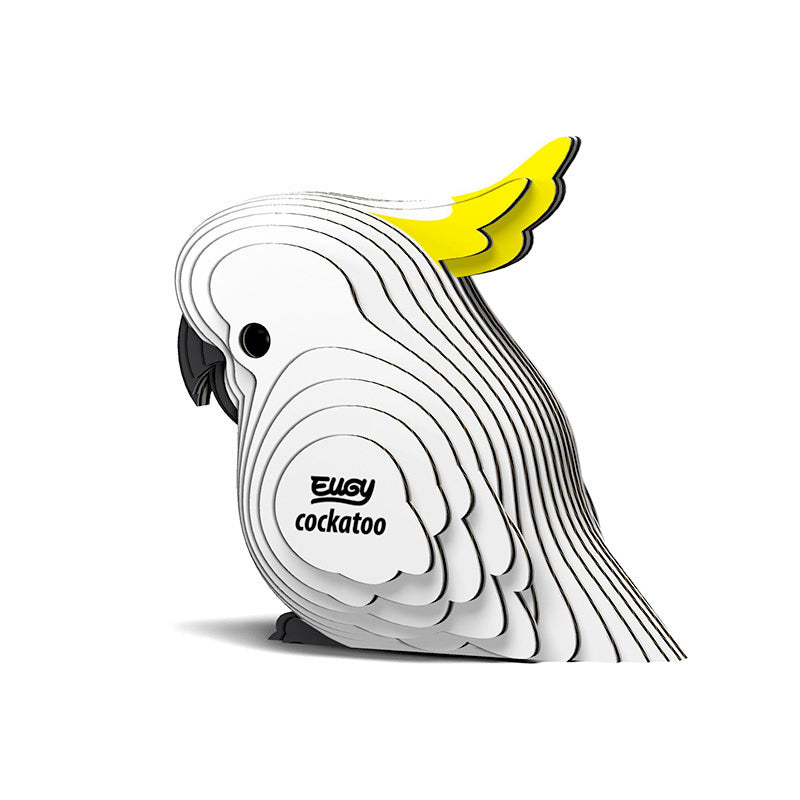 Eugy 3D Paper Model: Cockatoo