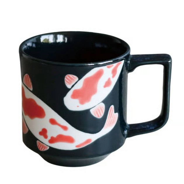 Awasaka Mug - Aizome Koi Carp