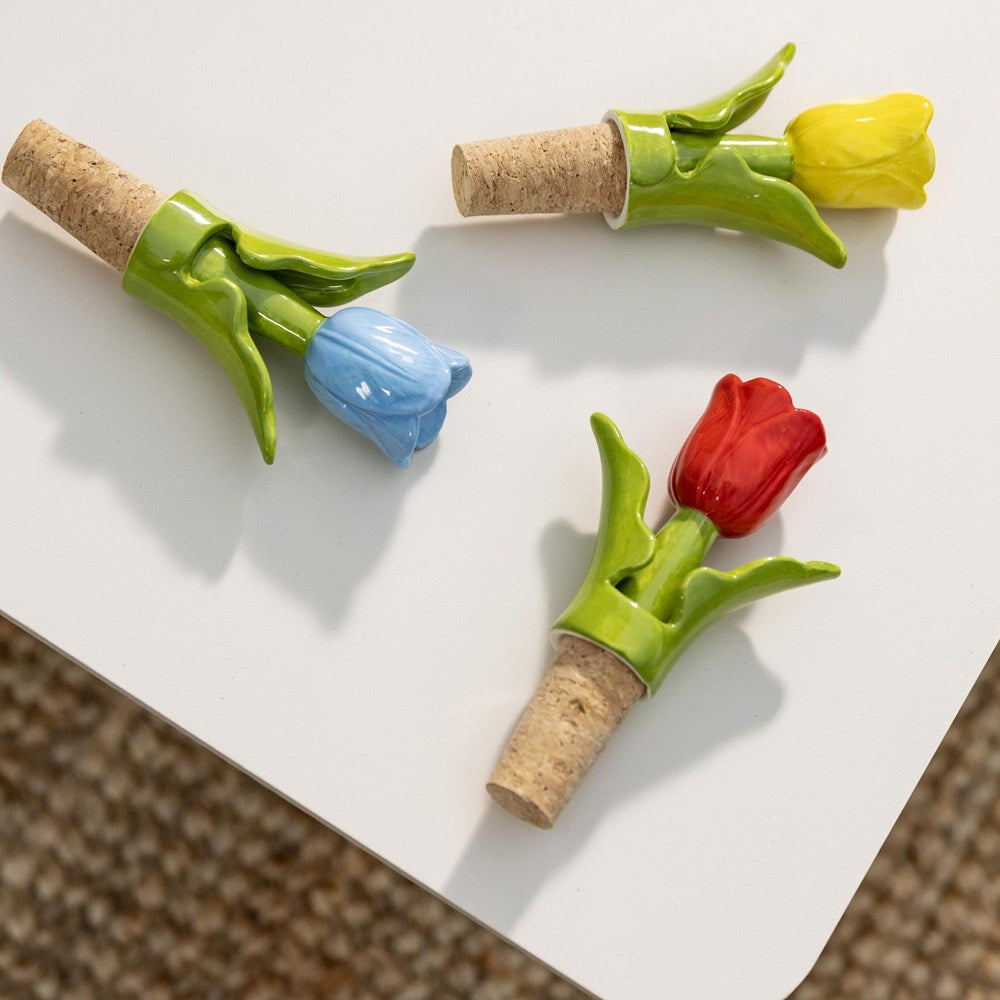 &klevering: Bottle stopper tulip Blue