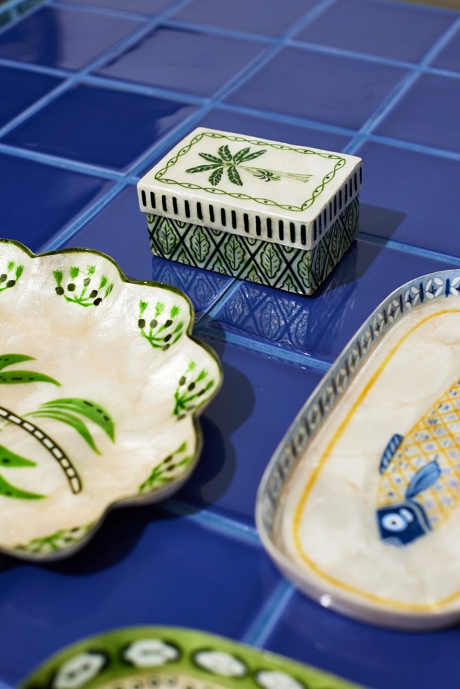 Jones & Co: Atlantic Green Palm Box