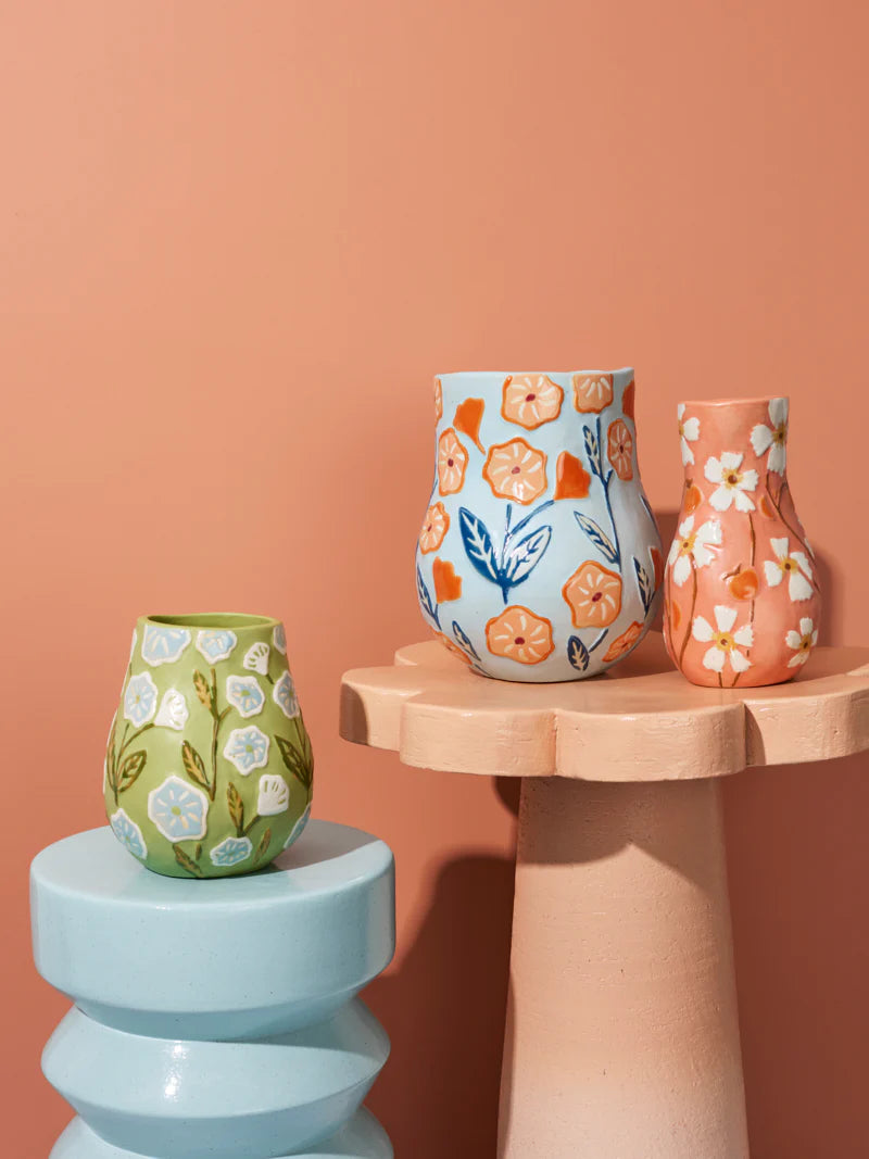 Jones & Co: Juniper Vase Green