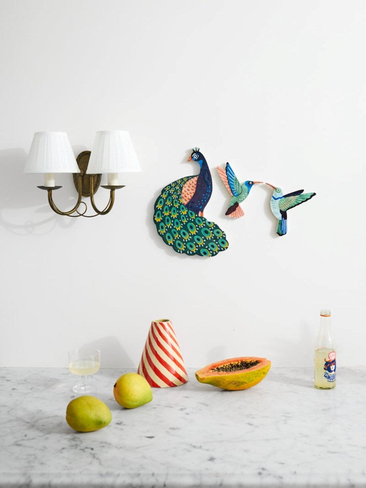 Jones & Co: Canopy Peacock Wall Art