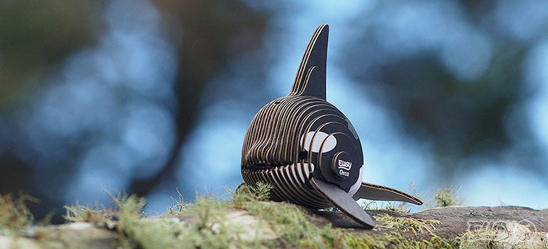 Eugy 3D Paper Model: Orca