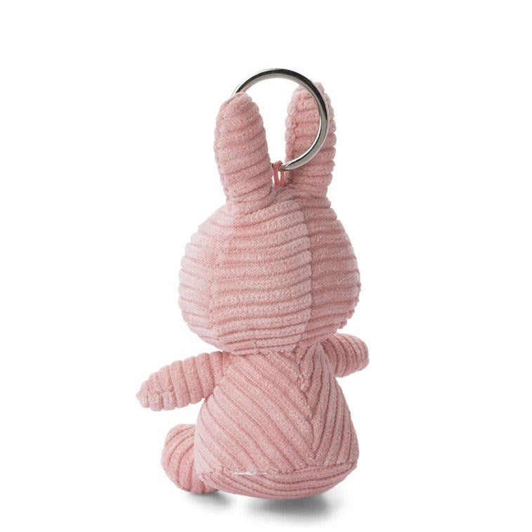 Miffy Keychain ECO Corduroy Pink