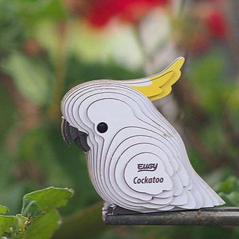 Eugy 3D Paper Model: Cockatoo