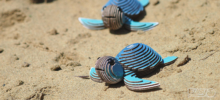 Eugy 3D Paper Model: Turtle