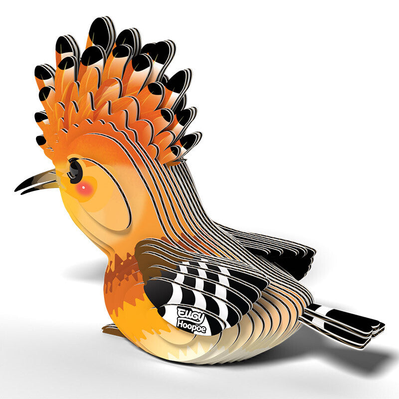 Eugy 3D Paper Model: Hoopoe