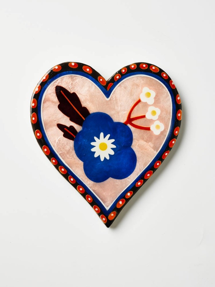 Jones & Co: Bloom Nouveau Blue Heart