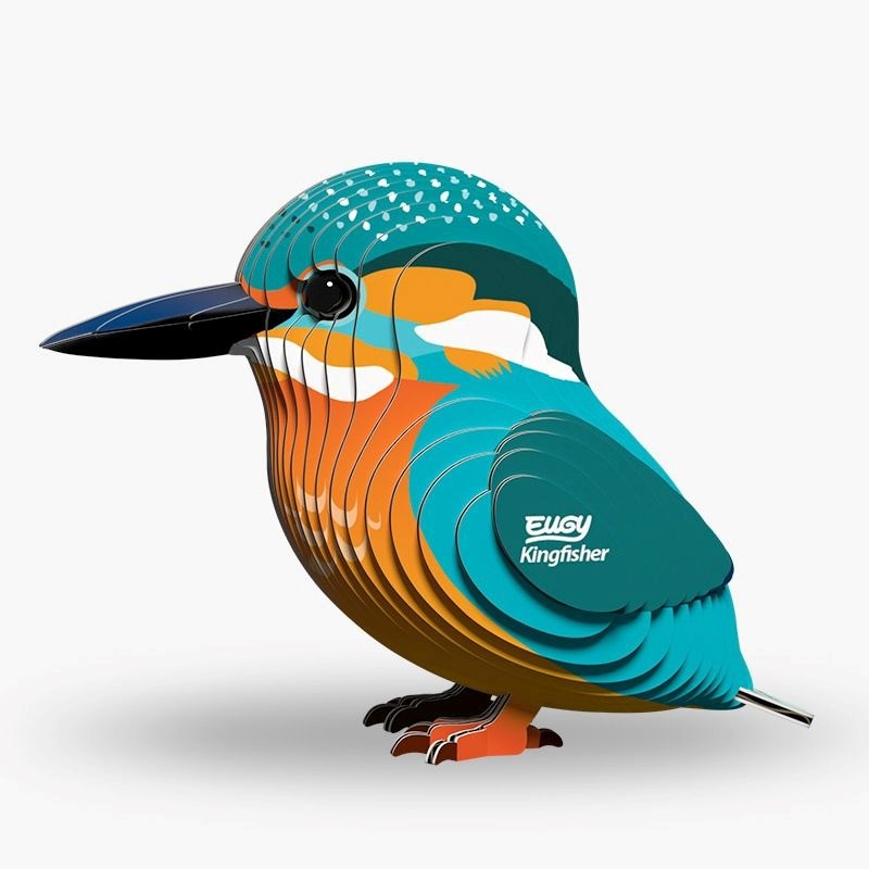 EUGY 3D Paper Model: Kingfisher