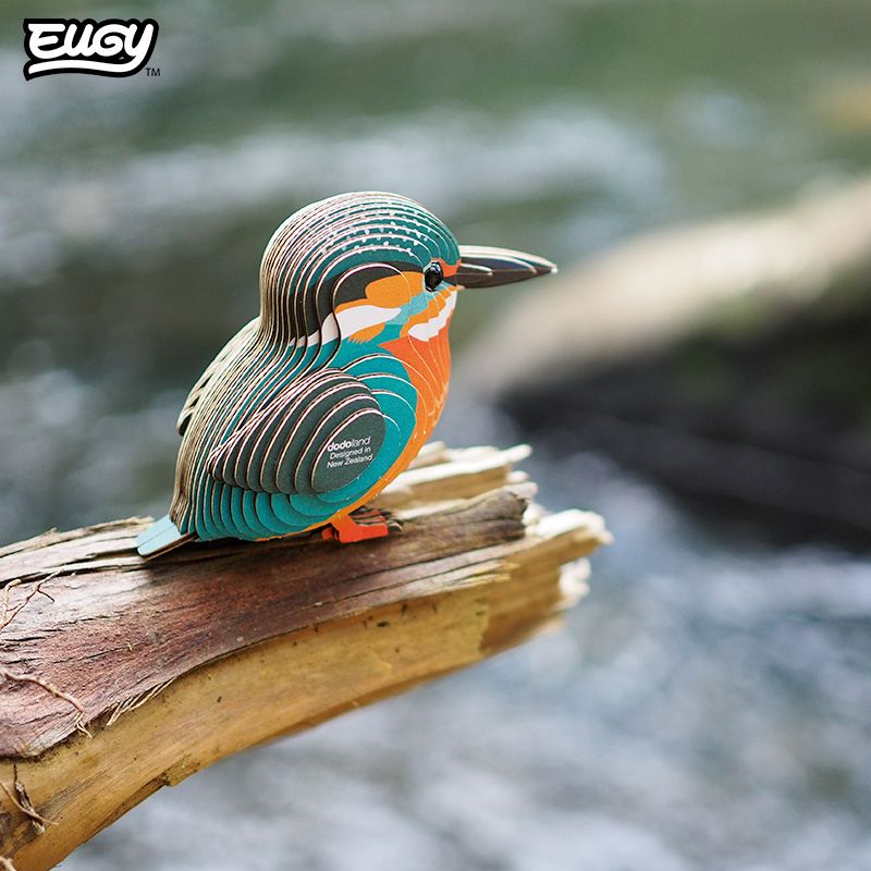 EUGY 3D Paper Model: Kingfisher