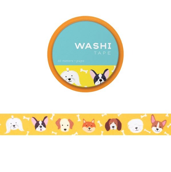 Girl of All Work Washi Tape-Pups