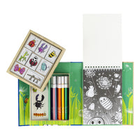 Tiger Tribe: Colouring Set - Backyard Bugs