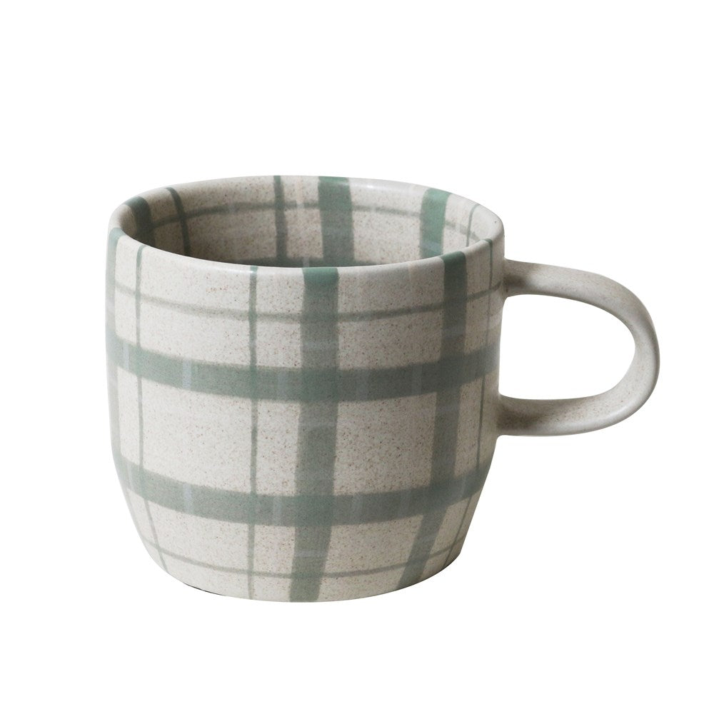 Robert Gordon - Duck Egg Check Mug / Cat's Pyjamas
