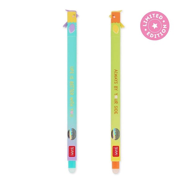 Legami: Set of 2 Erasable Gel Pens - Better Together - Special Edition