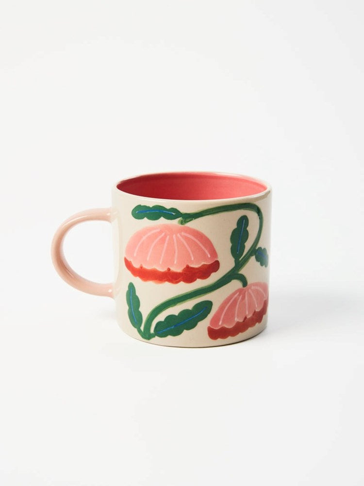 Jones & Co: Bloomie Pink Flower Mug
