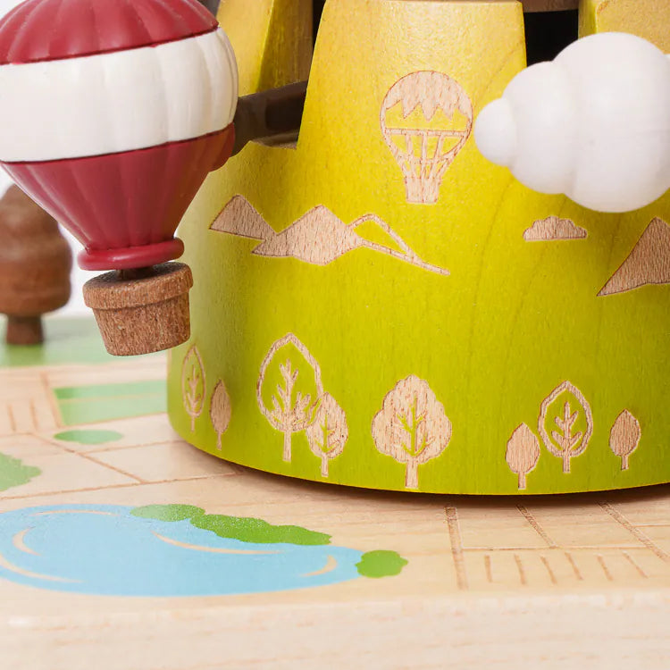 Wooderful Life: Music Box Hot Air Balloon