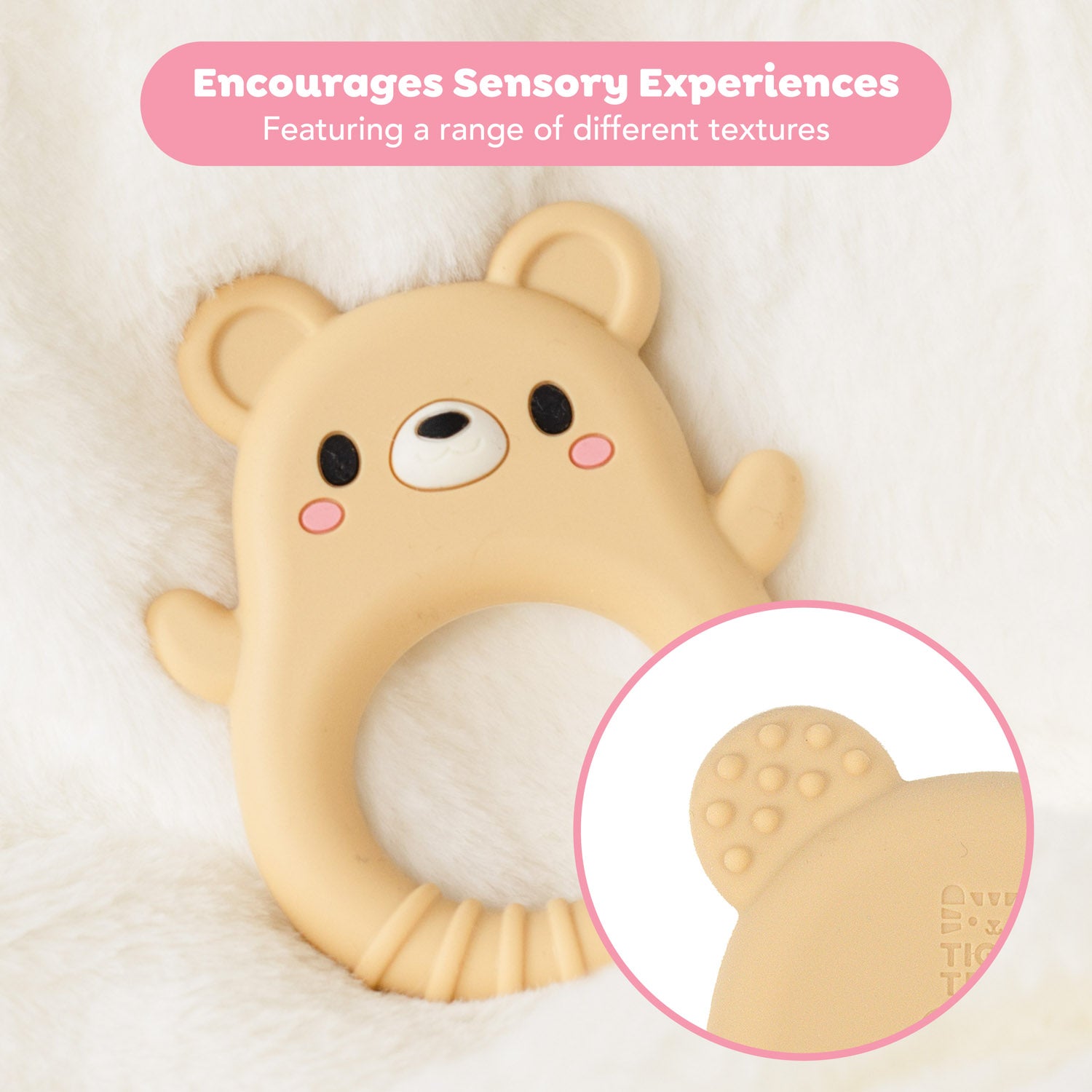 Tiger Tribe Silicone Teether - Bear