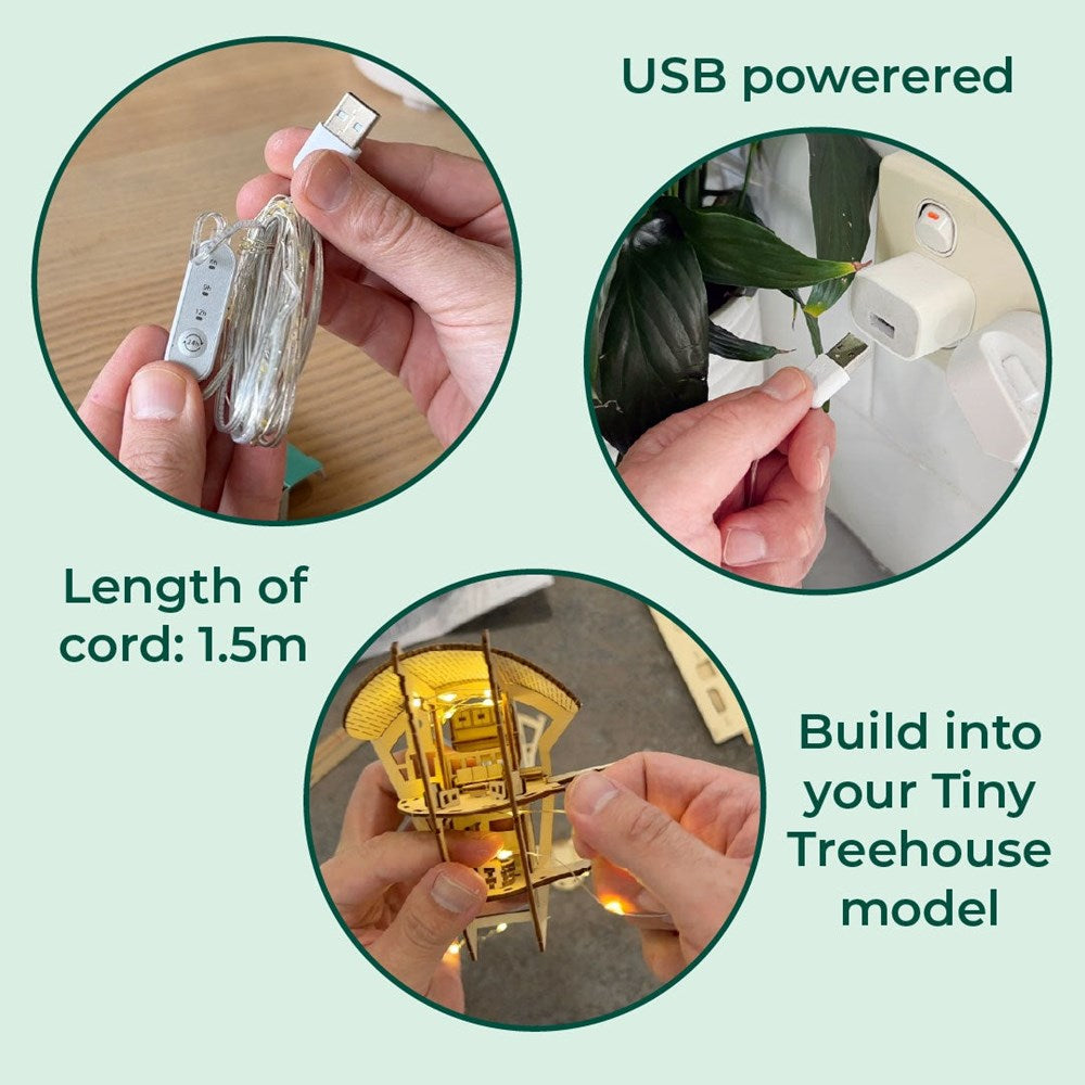 Tiny Treehouses: USB Lights with Timer