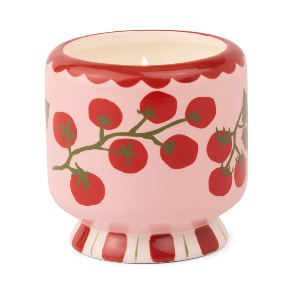Paddywax: A Dopo 8ozTomato Vine Ceramic Candle - Heirloom Tomato