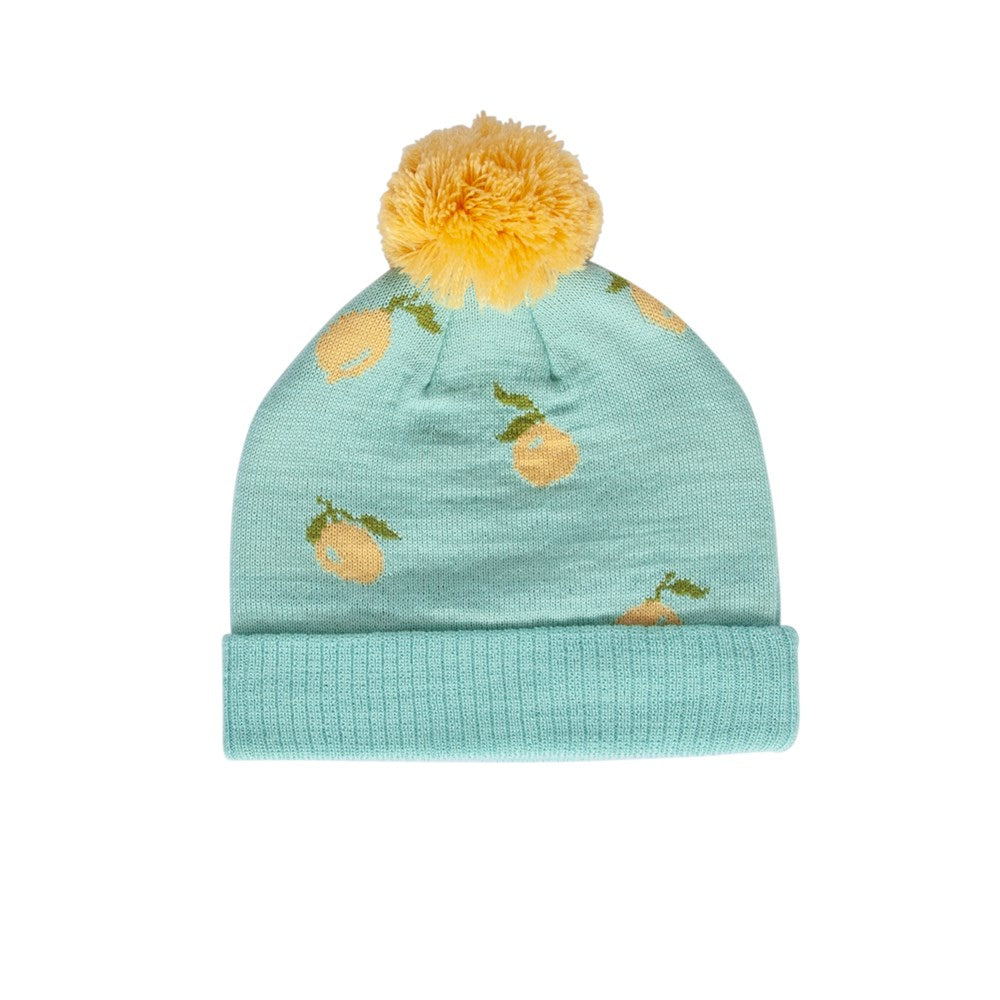 Acorn kids: Lemon Merino Beanie
