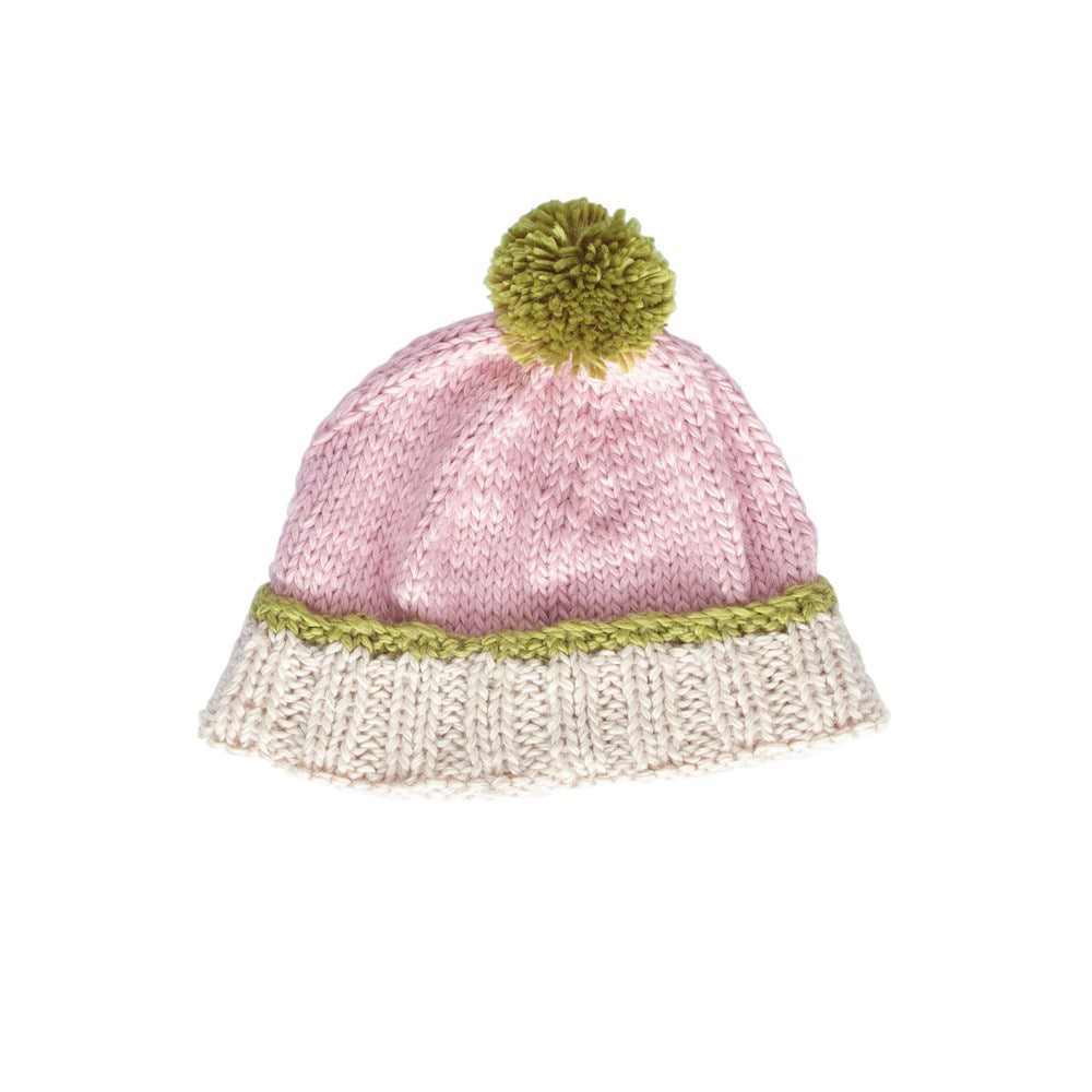 Acorn kids: Teddy Beanie Pink and Green