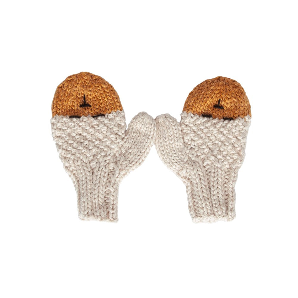 Acorn kids: Bear Mittens Oatmeal