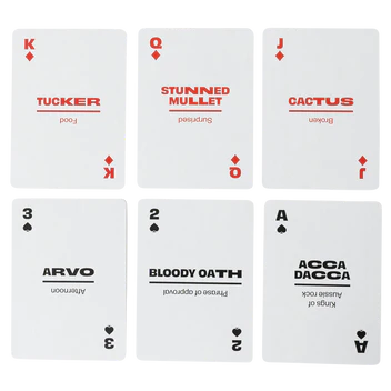 Lingo: Playing cards Aussie Wayfarer Tin