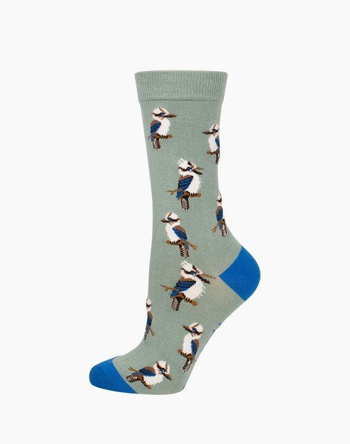 Bamboozld: Womens Kookaburra Bamboo Sock - Light Khaki