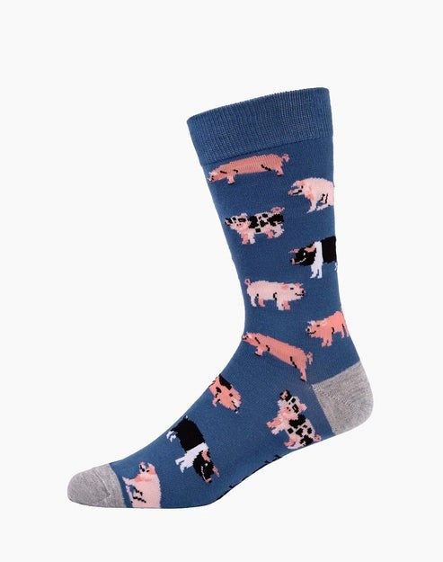 Bamboozld: Mens Oink Bamboo Sock
