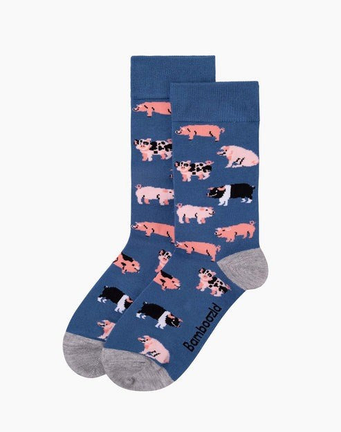 Bamboozld: Mens Oink Bamboo Sock