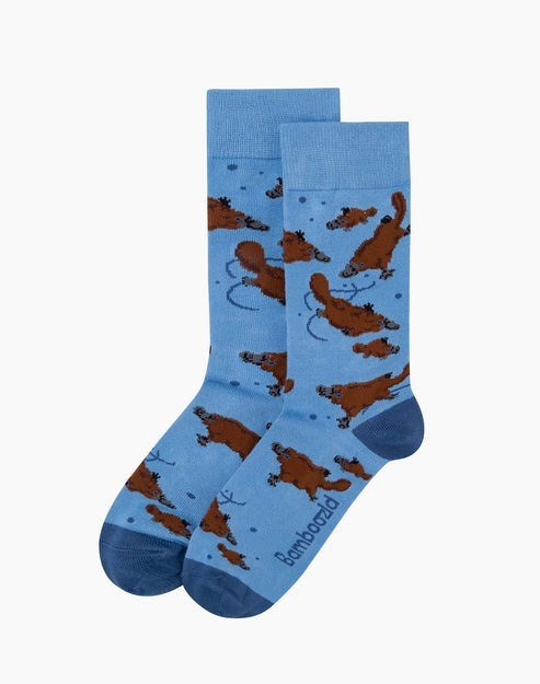 Bamboozld: Mens Platypus Puggle Bamboo Sock
