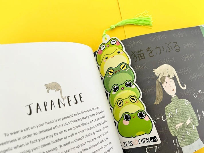 JESSTHECHEN: Frog Stack Bookmark