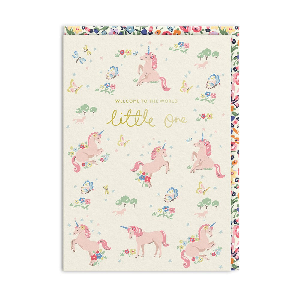 Cath Kidston Greeting Card - Little One Unicorn