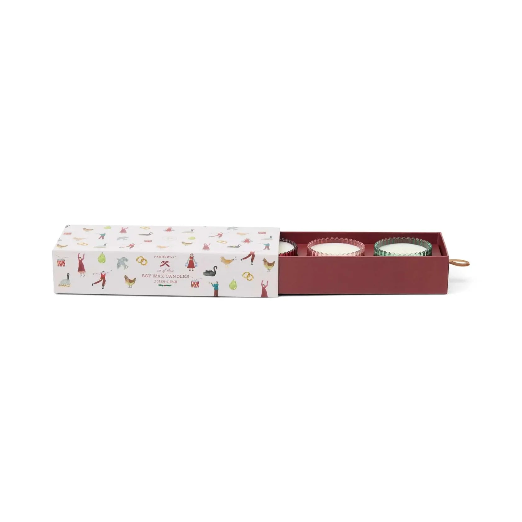 Paddywax: Holiday Ribbed Mercury Glass Boxed Gift Set Of 3