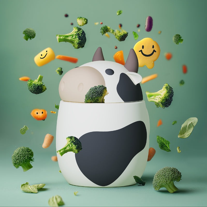 Asobu: Bestie Food Container 600ml - Cow