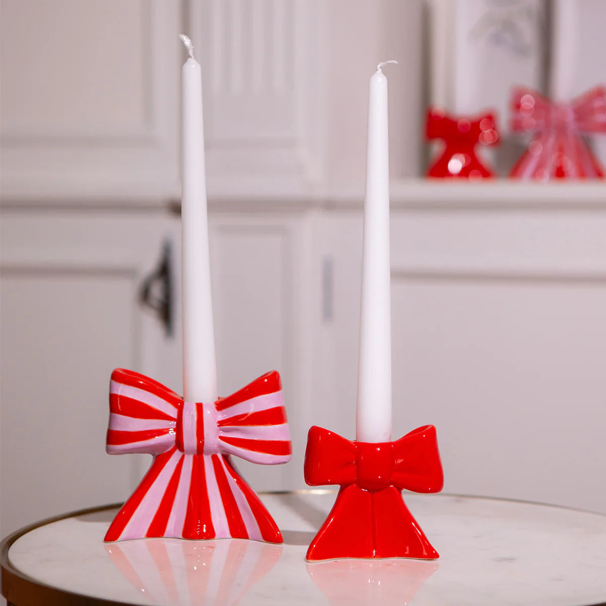 Doiy: Bow Candle Holder Small