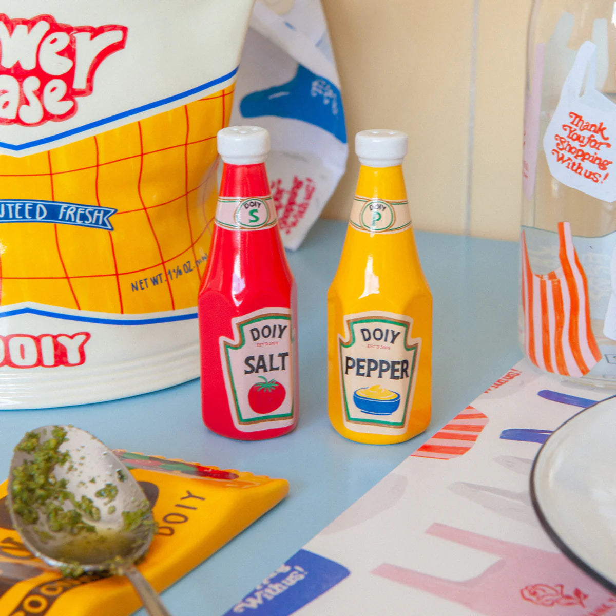 Doiy: Corner Shop Salt & Pepper