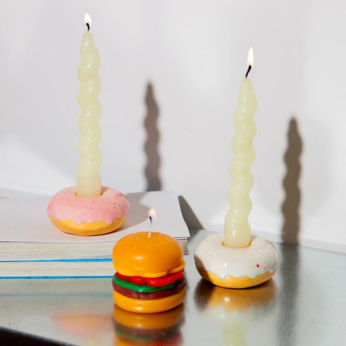 Doiy: Fast Food Candle Holder Donut White