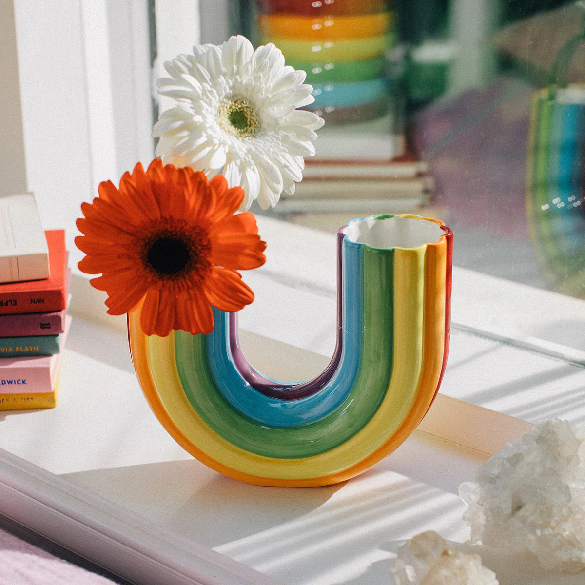 Doiy: Rainbow Vase Double