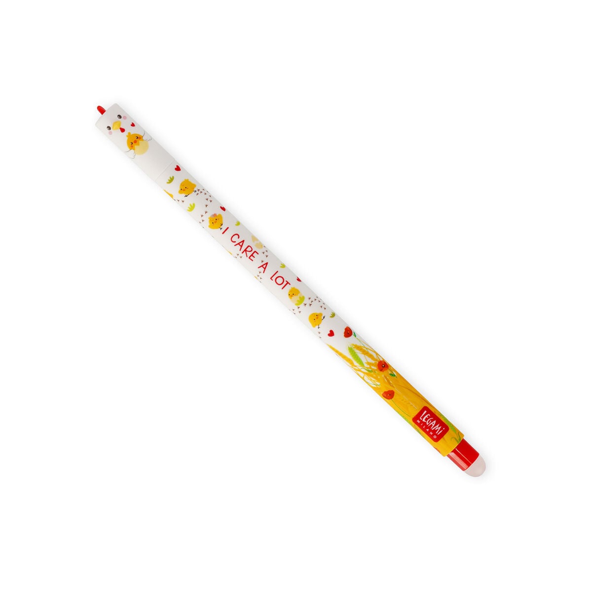 Legami Erasable Gel Pen - Hen - Red Ink