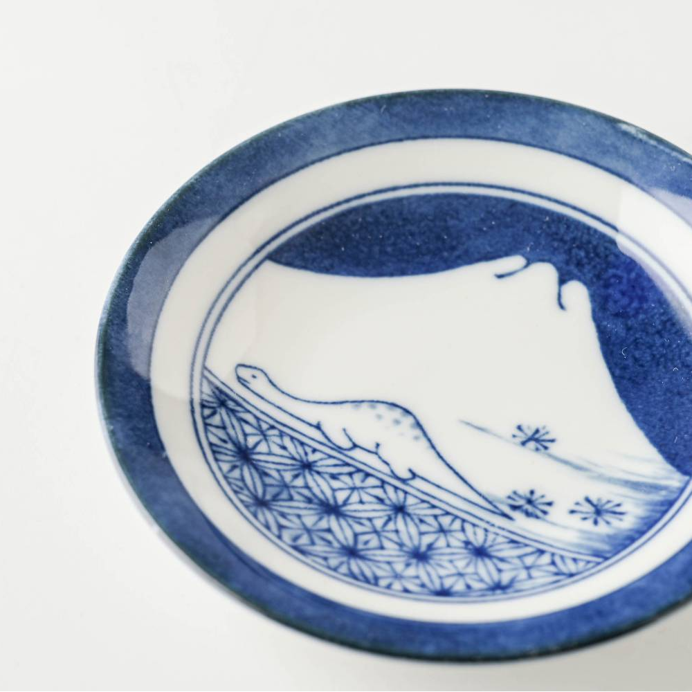 Awasaka Dinosaur Mini Dish - Mt Fuji
