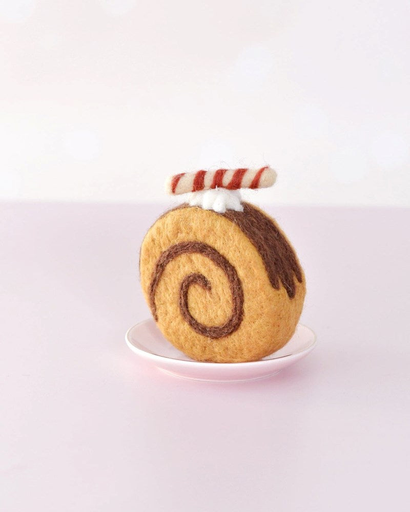 Tara Treasures: Felt Chocolate Swiss Roll