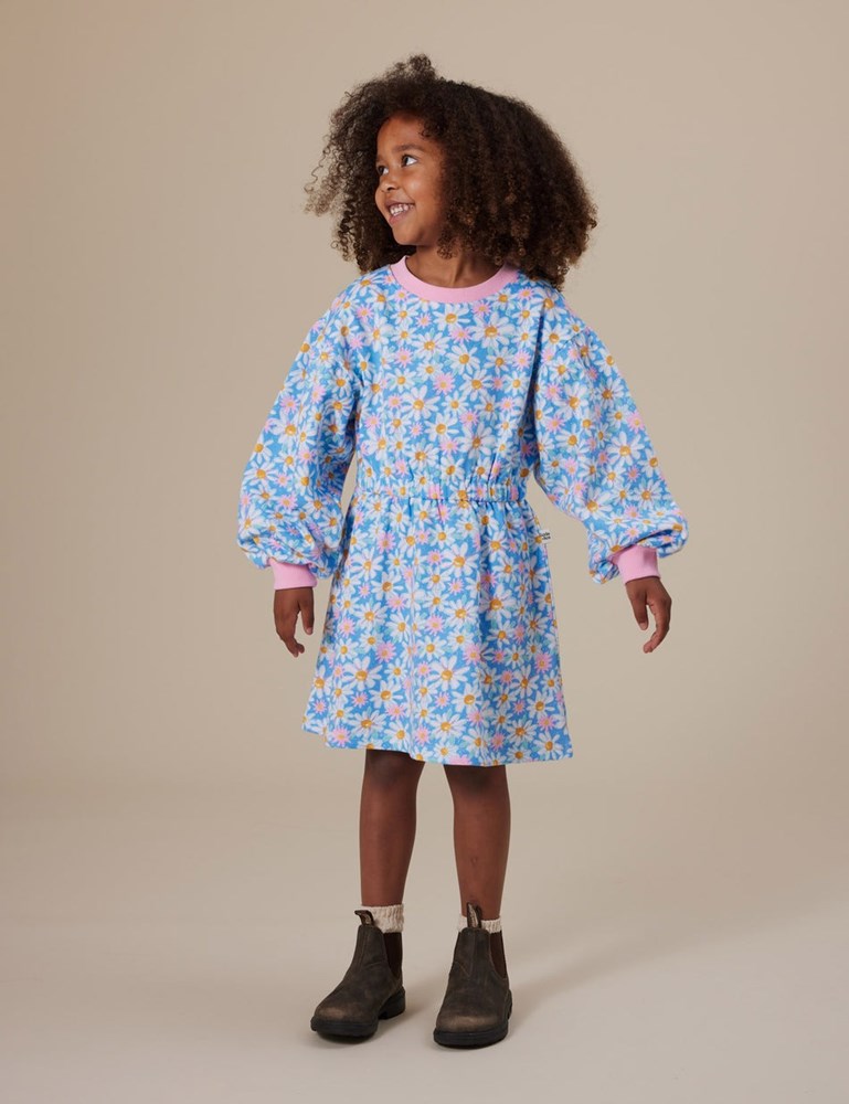 Goldie + Ace: Leah Long Sleeve Dress Seaside Daisy