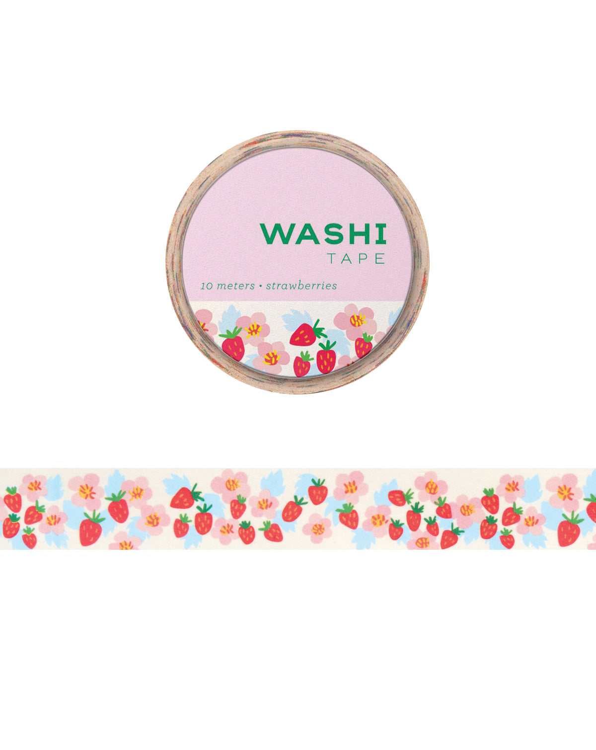 Girl of All Work Washi Tape - Strawberries