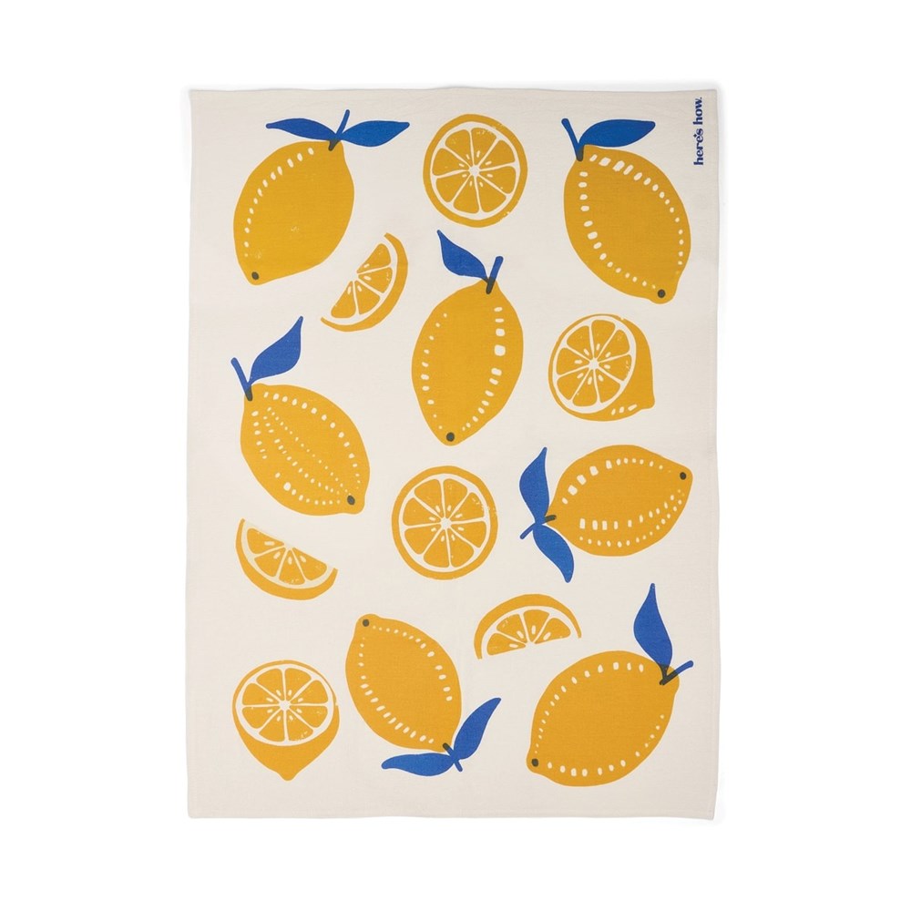 Here's How: The Emmy Tea Towel - Lemons