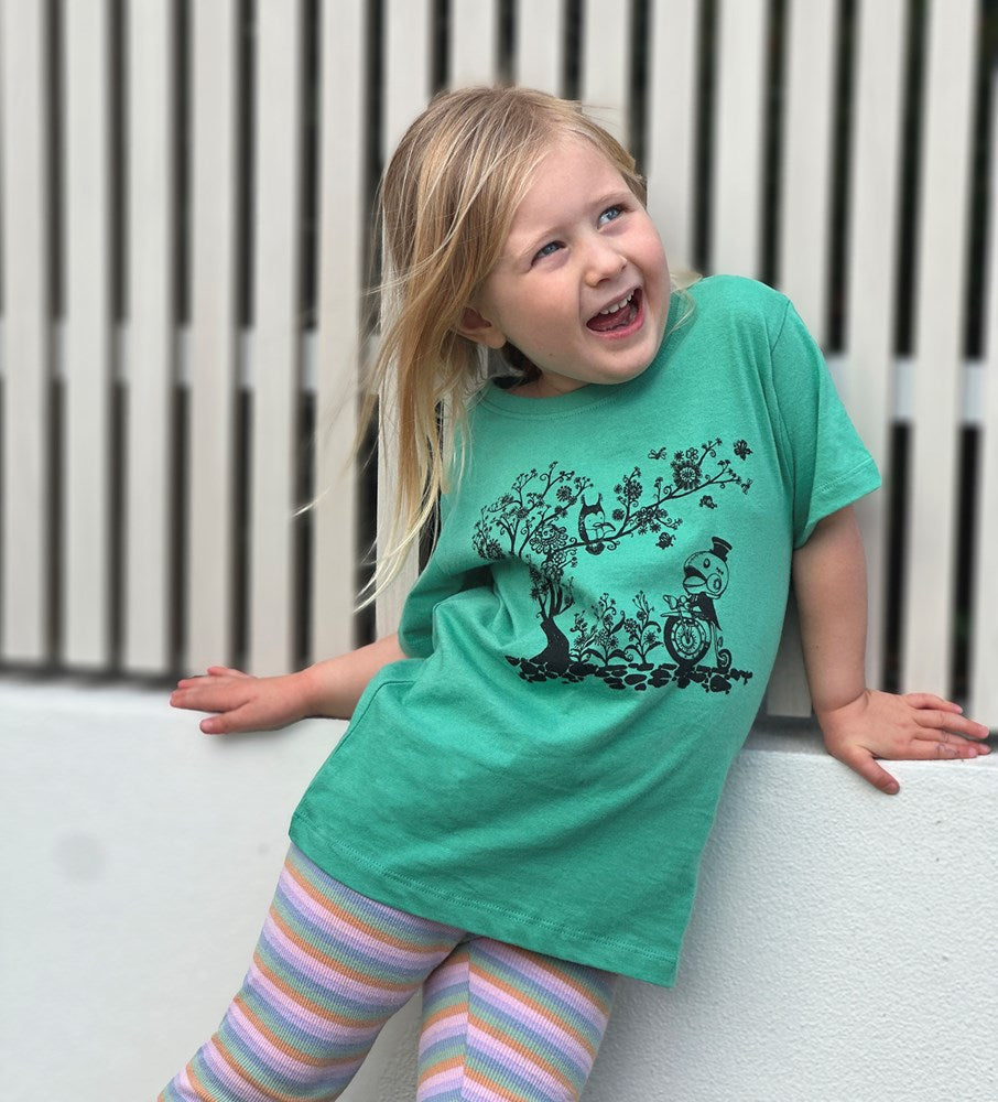 Magic Garden Green Spruce Kids Tee